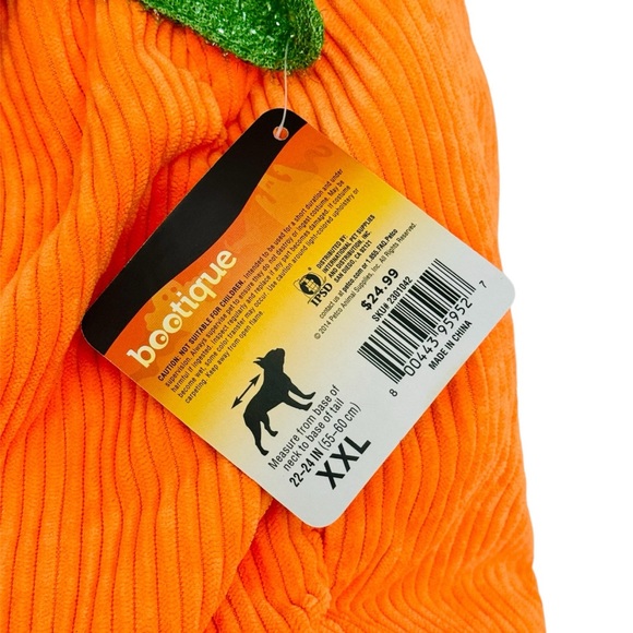 Boutique Pumpkin Halloween Costume For Dogs, XXL, NEW NWT - Picture 6 of 8
